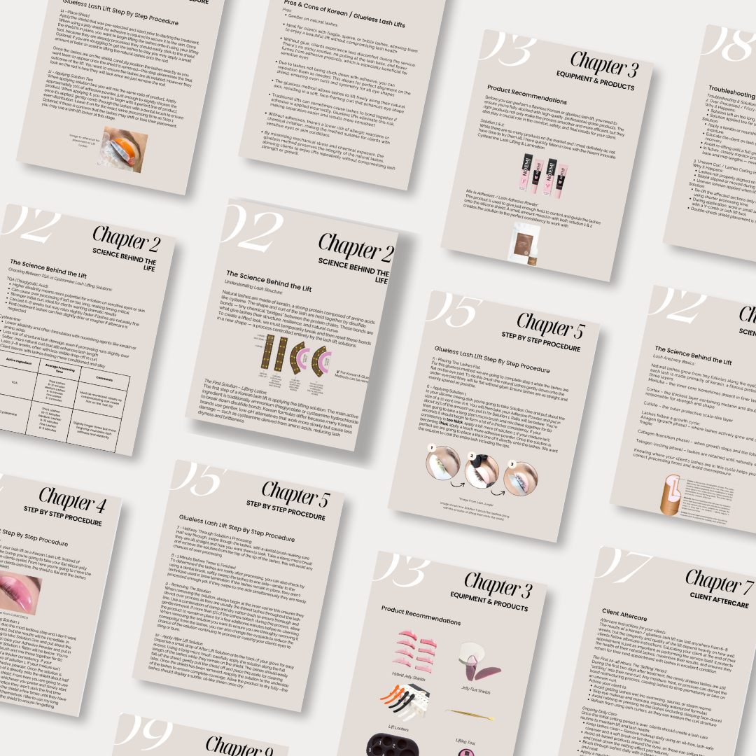 1:1 Korean & Glueless Lash Lift Mini Masterclass