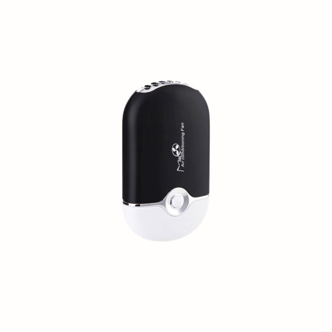 Black Hand Held Fan