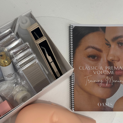 2 DAY IN PERSON CLASSIC, HYBIRD & PREMADE VOLUME LASH EXTENSION COURSE