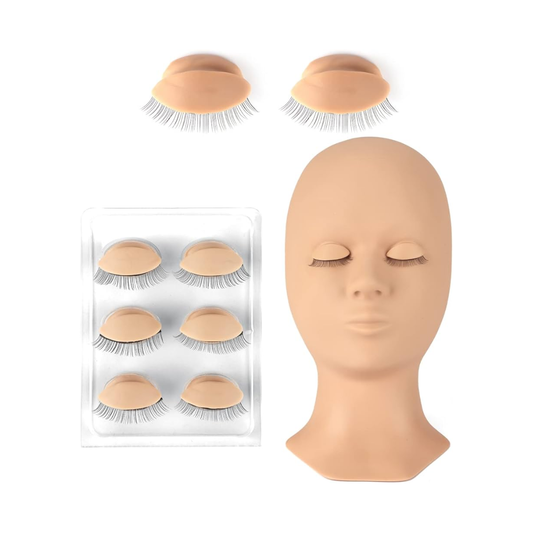 Mannequin Head With Practice Lashes