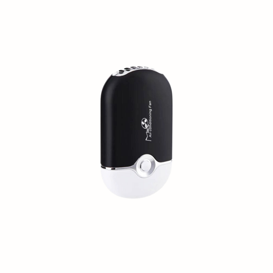 Black Hand Held Fan