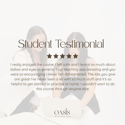 2 DAY IN PERSON CLASSIC, HYBIRD & PREMADE VOLUME LASH EXTENSION COURSE